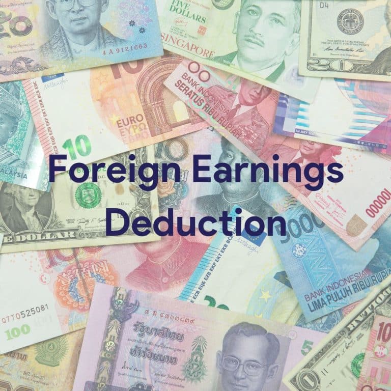 Foreign Earnings Deduction