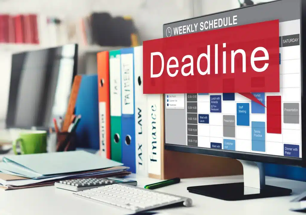 Deadline Appointment Final Time End Countdown Urgency Concept